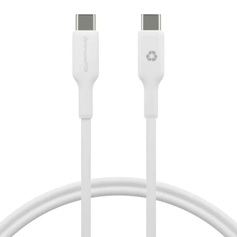 Cable USB-C a USB-C 1 m de d bramante – blanco