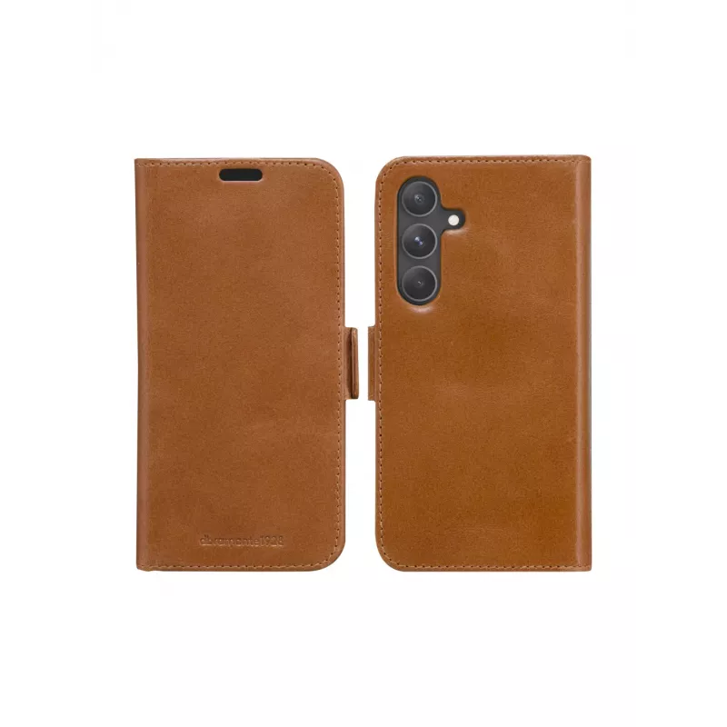 Funda cartera dbramante1928 Lynge para Samsung Galaxy S24+ — piel, Tan, 6,7