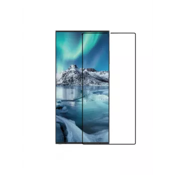 dbramante1928 eco-shield - Galaxy S24 Ultra - negro edge, Samsung, Galaxy S24 Ultra, resistente a arañazos, transparente, 1 ud. pack de protección
