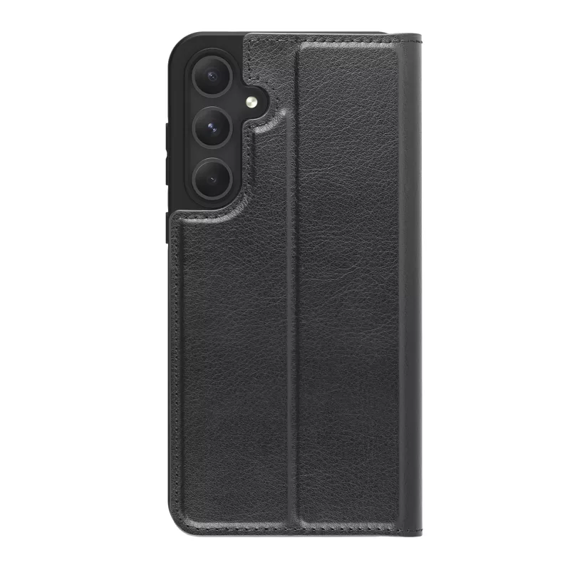 Funda tipo libro dbramante1928 Galaxy A55 5G negra monocromática