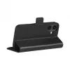 Funda tipo libro dbramante1928 iPhone 16 negra 3 compartimentos para tarjetas