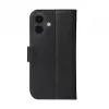 Funda tipo libro dbramante1928 iPhone 16 negra 3 compartimentos para tarjetas