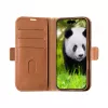 Funda tipo libro dbramante1928 iPhone 16 ProMax Tan 3 compartimentos para tarjetas