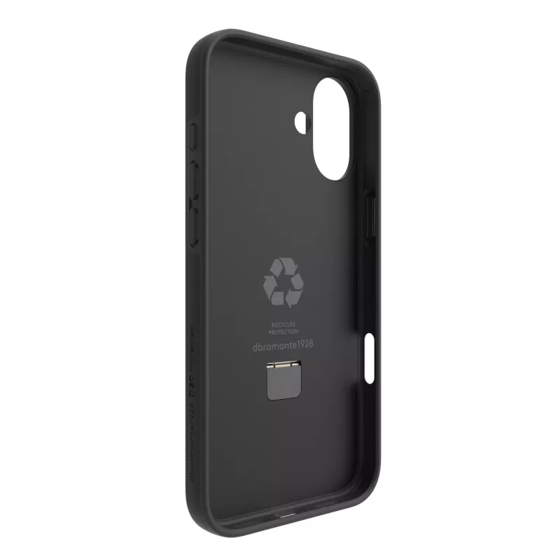 dbramante1928 Iceland Ultra D3O MS Kick - iPhone 16 Plus - funda rugged negra