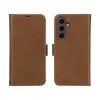 Funda tipo flip dbramante1928 Lynge para Samsung Galaxy A56 5G – tan, 3 compartimentos para tarjetas, compatible con pantalla de 6,7