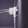 dbramante dbramante1928 Pro EU/US cargador fino — USB-C 20 W + USB-A 18 W, Blanco, AC para interiores
