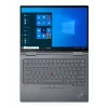 T1A Lenovo X1 Yoga 6th Gen Reacondicionado Intel® Core™ i5 i5-1145G7 Híbrido (2 en 1) 35,6 cm (14 pulgadas) Pantalla táctil WUXGA 32 GB LPDDR4x-SDRAM 512 GB SSD Wi-Fi 6 (802.11ax) Windows 11 Pro Gris