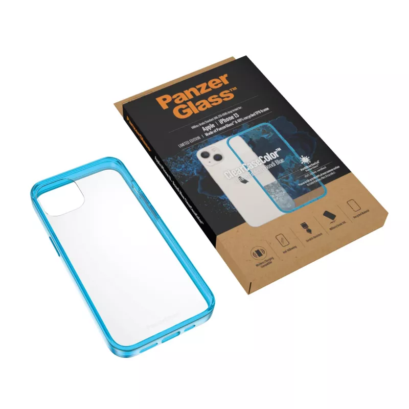 Funda ClearCaseColor PanzerGlass Apple iPhone 13 Bondie Blue