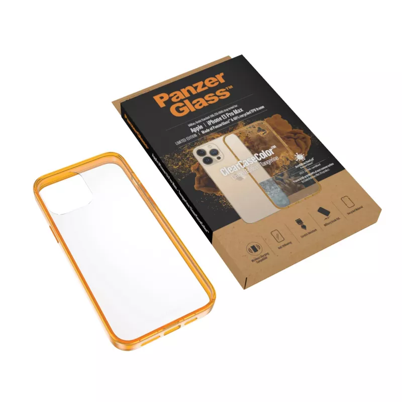 Funda protectora ClearCaseColor PanzerGlass para iPhone 13 Pro Max 6,7