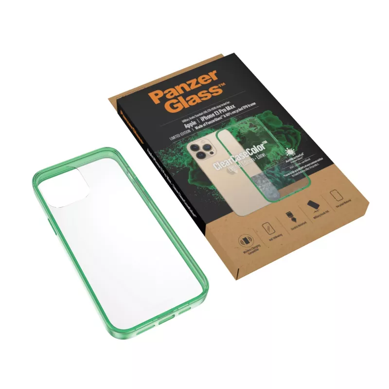 PanzerGlass ® ClearCaseColor™ iPhone 13 Pro Max - Limette