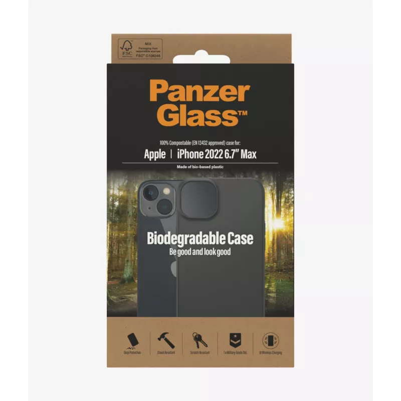 Funda para móvil PanzerGlass biodegradable 17 cm (6,7