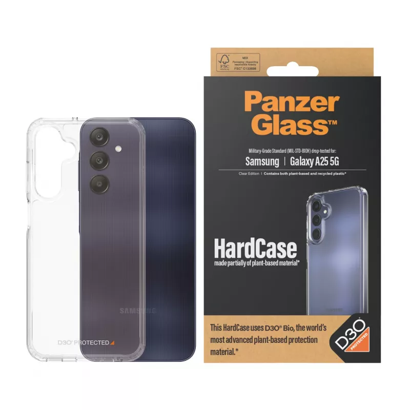 PanzerGlass® HardCase transparente con D3O® Samsung Galaxy A25 5G