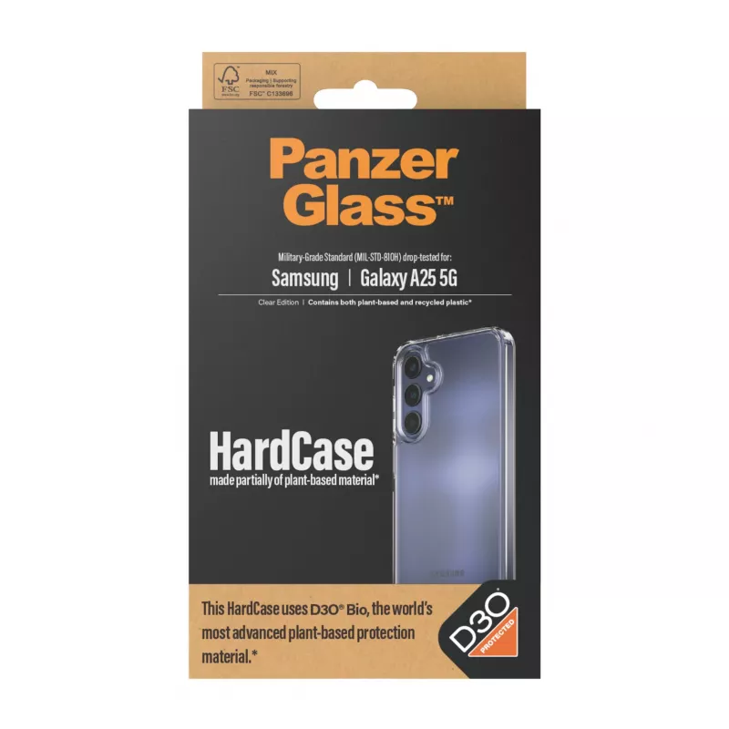 PanzerGlass® HardCase transparente con D3O® Samsung Galaxy A25 5G