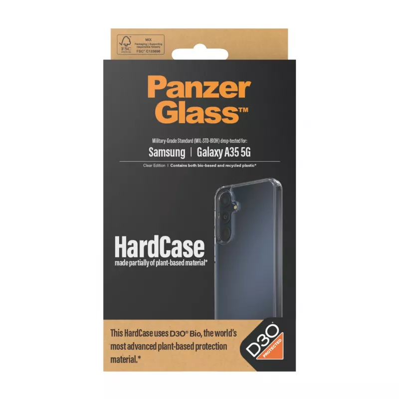 PanzerGlass® HardCase transparente con D3O® Samsung Galaxy A35 5G