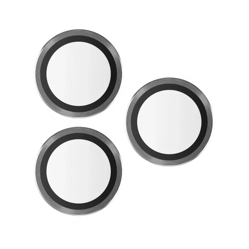 PanzerGlass Hoops protector de lentes de cámara para iPhone 13 Pro 13 Pro Max negro resistente a arañazos