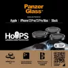 PanzerGlass Hoops protector de lentes de cámara para iPhone 13 Pro 13 Pro Max negro resistente a arañazos