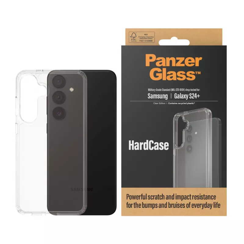 PanzerGlass ® HardCase transparente Samsung Galaxy S24+, funda, Samsung, Samsung - Galaxy S24 Plus, transparente