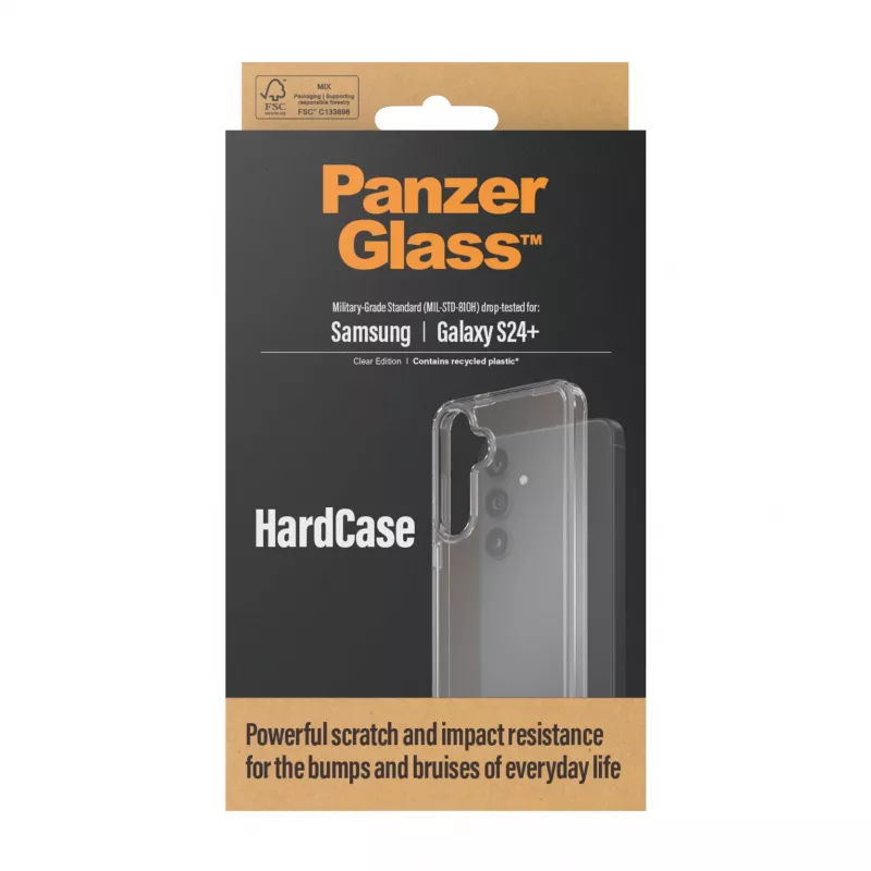 PanzerGlass ® HardCase transparente Samsung Galaxy S24+, funda, Samsung, Samsung - Galaxy S24 Plus, transparente