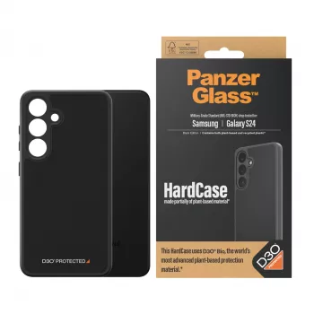 PanzerGlass ® HardCase negro con D3O® Samsung Galaxy S24, funda, Samsung, Samsung - Galaxy S24, negro