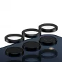 Protector de lentes de cámara PanzerGlass Hoops para Samsung Galaxy A35 5G, vidrio templado, marco negro