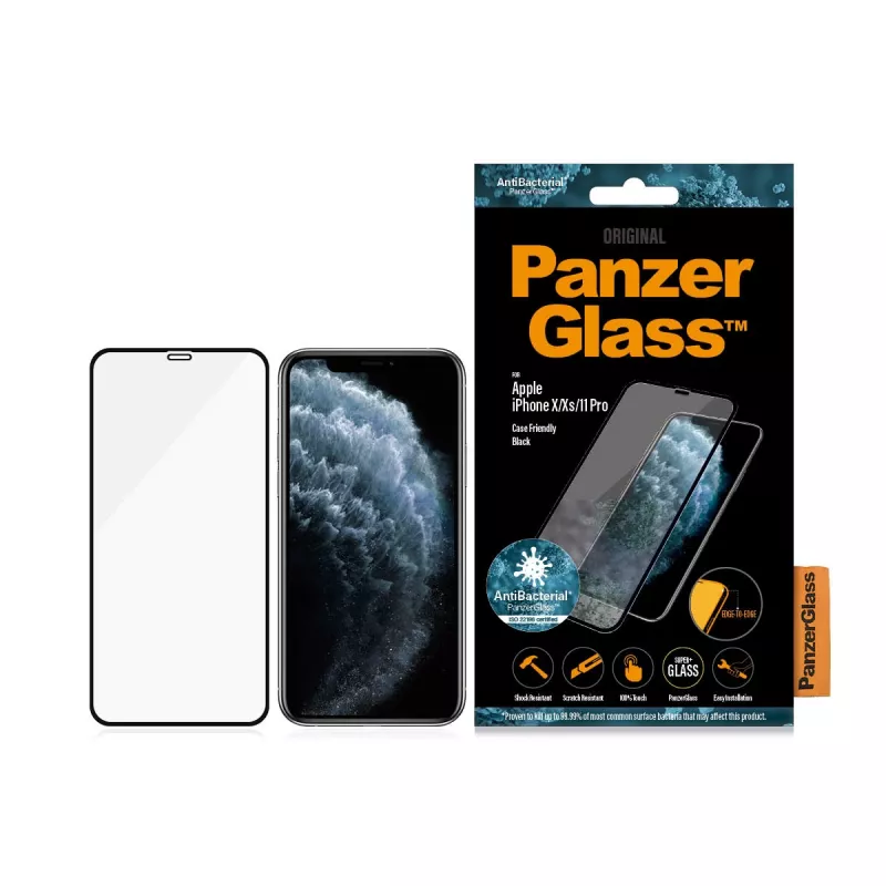 PanzerGlass ® protector de pantalla iPhone 11 Pro | Xs | X | Edge-to-Edge