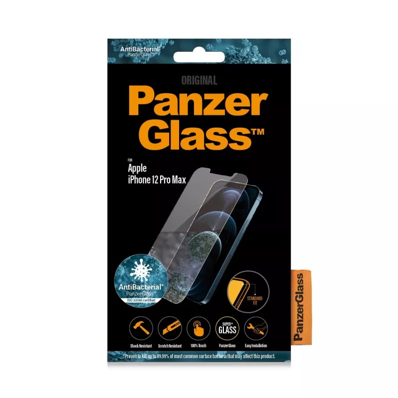 Protector de pantalla PanzerGlass Apple iPhone 12 Pro Max Standard Fit
