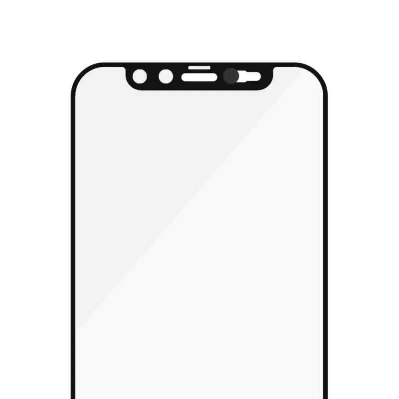 PanzerGlass CamSlider protector de pantalla para Apple iPhone 12 / 12 Pro — vidrio templado sin bordes, transparente, 6,1 inch