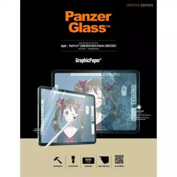 PanzerGlass ® GraphicPaper® protector de pantalla iPad Pro 11″ (2018, 2020-2022, 2024) | iPad Air 10.9″ (2020, 2022)