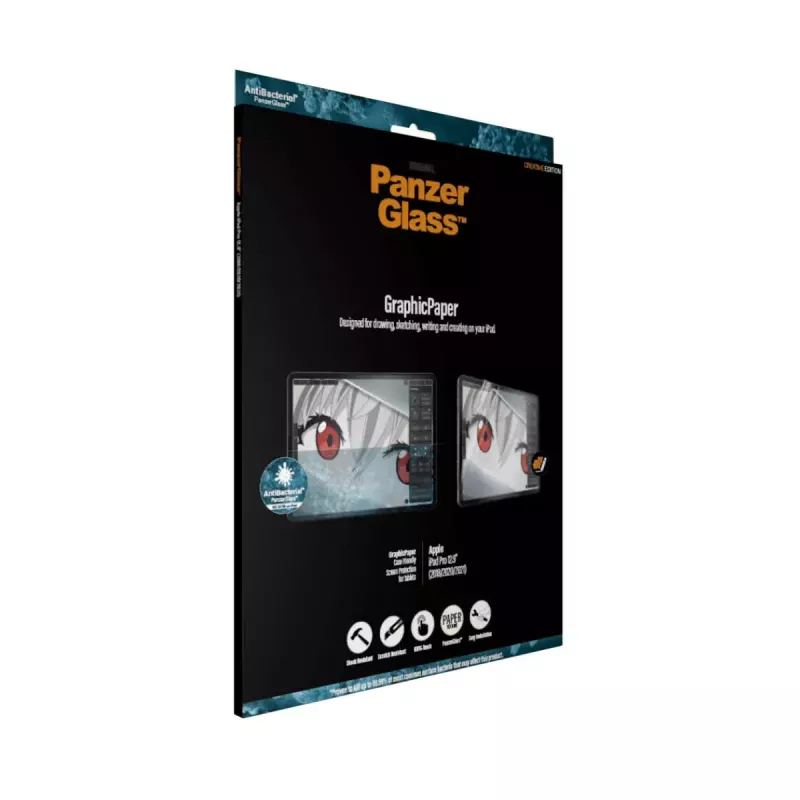PanzerGlass ® GraphicPaper® protector de pantalla iPad Pro 12,9'' (2018–2022) | ajuste ultraancho