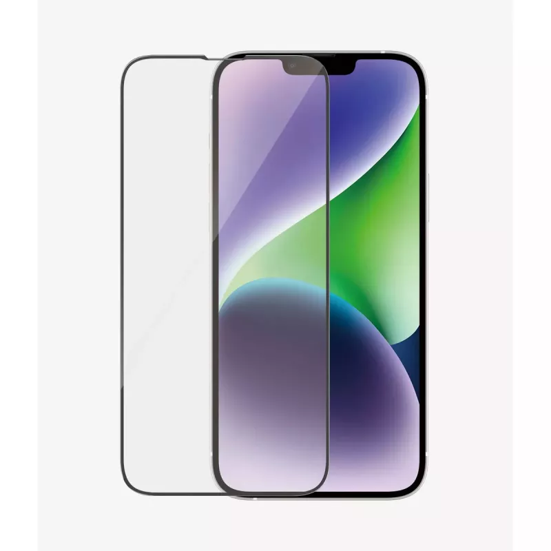 PanzerGlass ® protector de pantalla antirreflejo iPhone 14 Plus | 13 Pro Max | Ultra-Wide Fit con EasyAligner