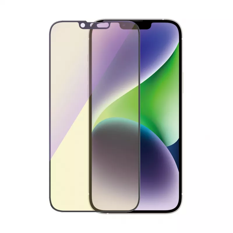 PanzerGlass ® protector de pantalla anti luz azul iPhone 14 Plus | 13 Pro Max | Ultra-Wide Fit con EasyAligner