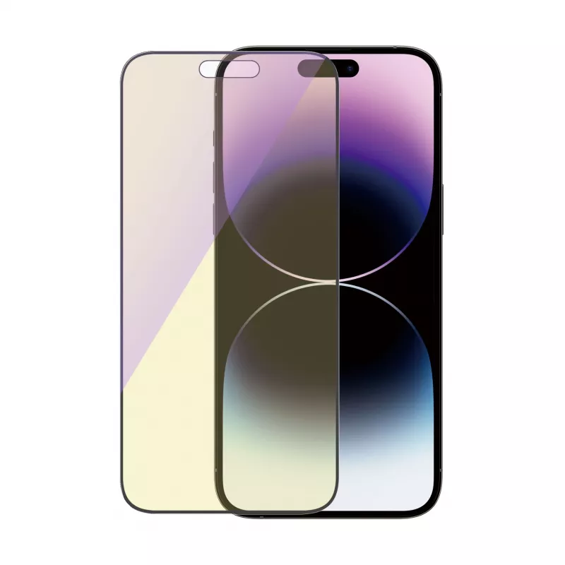 PanzerGlass ® protector de pantalla anti luz azul iPhone 14 Pro Max | Ultra-Wide Fit con EasyAligner