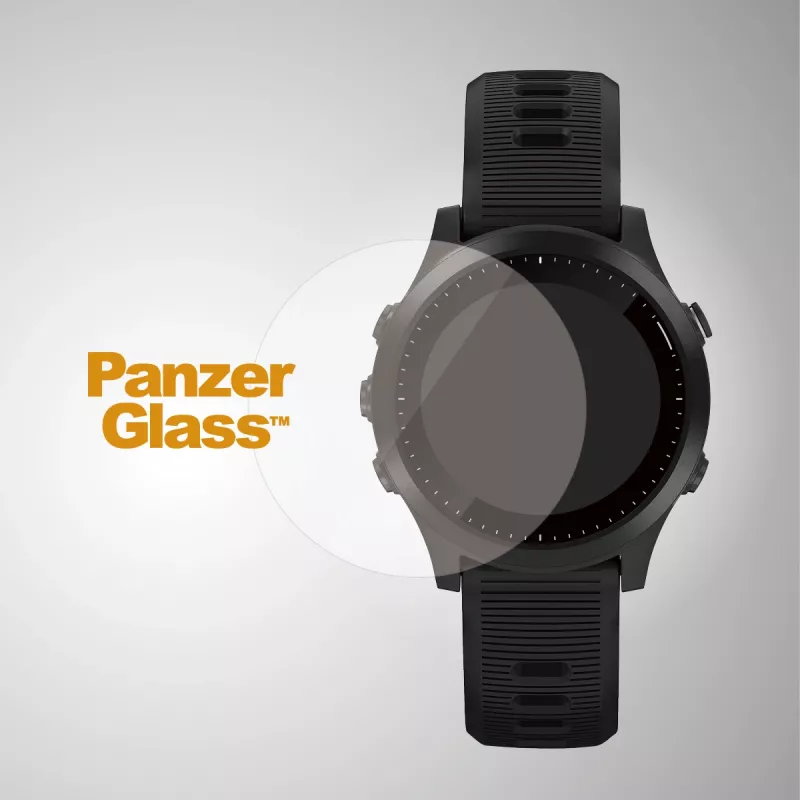 Protector de pantalla PanzerGlass SmartWatch 34mm — vidrio templado 34×34×0,51 mm, transparente