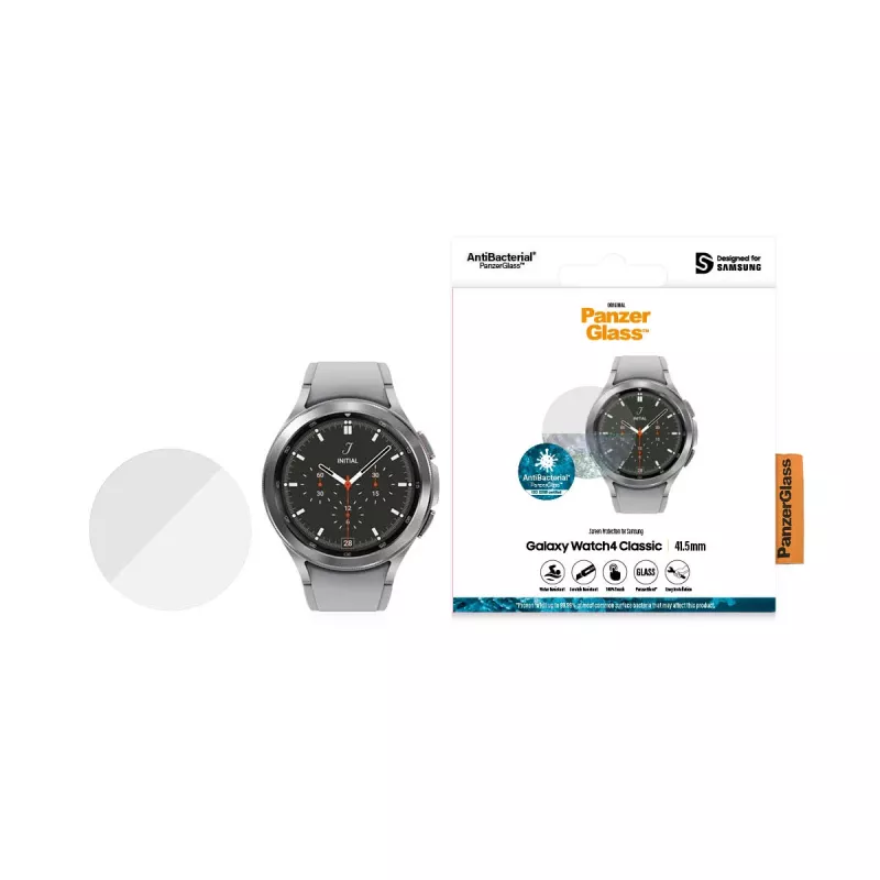 PanzerGlass ® Samsung Galaxy Watch 4 Classic 42mm | vidrio protector de pantalla