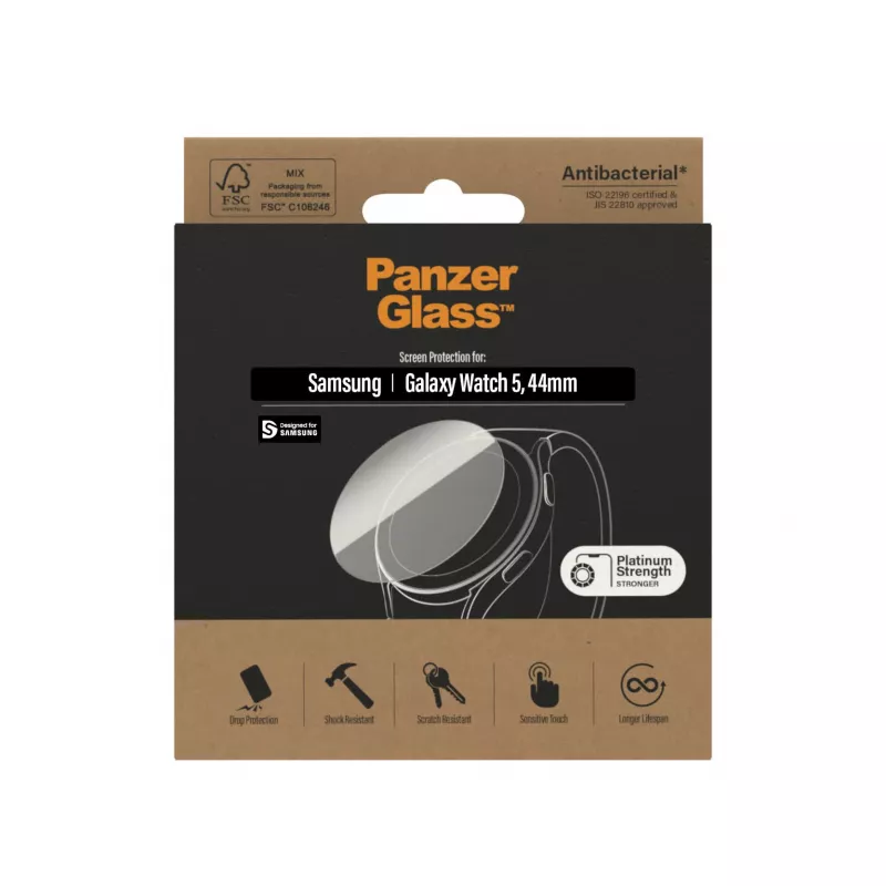 PanzerGlass® protector de pantalla Samsung Galaxy Watch 5 44 mm