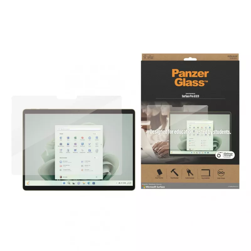 PanzerGlass 6262 protector de pantalla para tablet Transparente protector de pantalla Microsoft 1 unidad