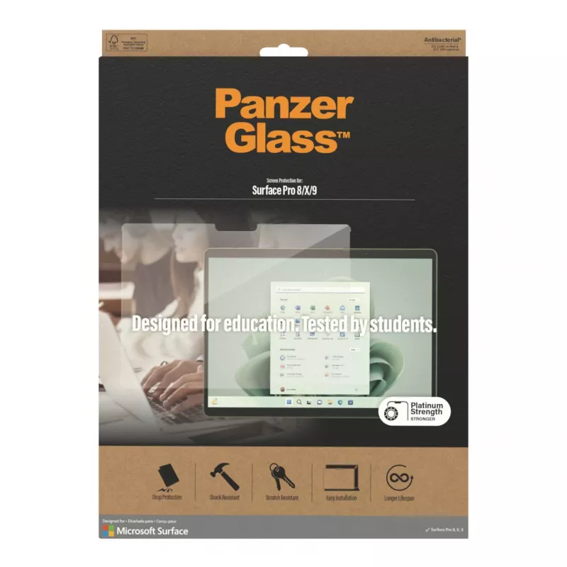 PanzerGlass 6262 protector de pantalla para tablet Transparente protector de pantalla Microsoft 1 unidad