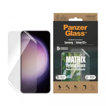 PanzerGlass ® ECO MATRIX protector de pantalla Samsung Galaxy S23+ | Ultra-Wide Fit con AlignerKit