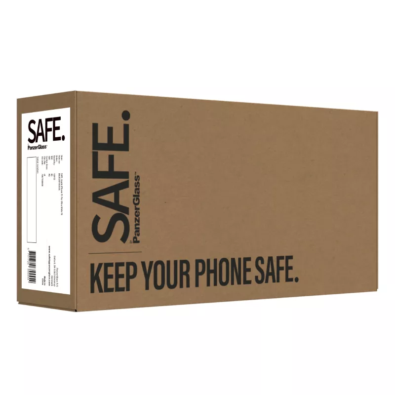 PanzerGlass SAFE. by ® protector de pantalla iPhone 15 Pro | Ultra-Wide Fit | BULK