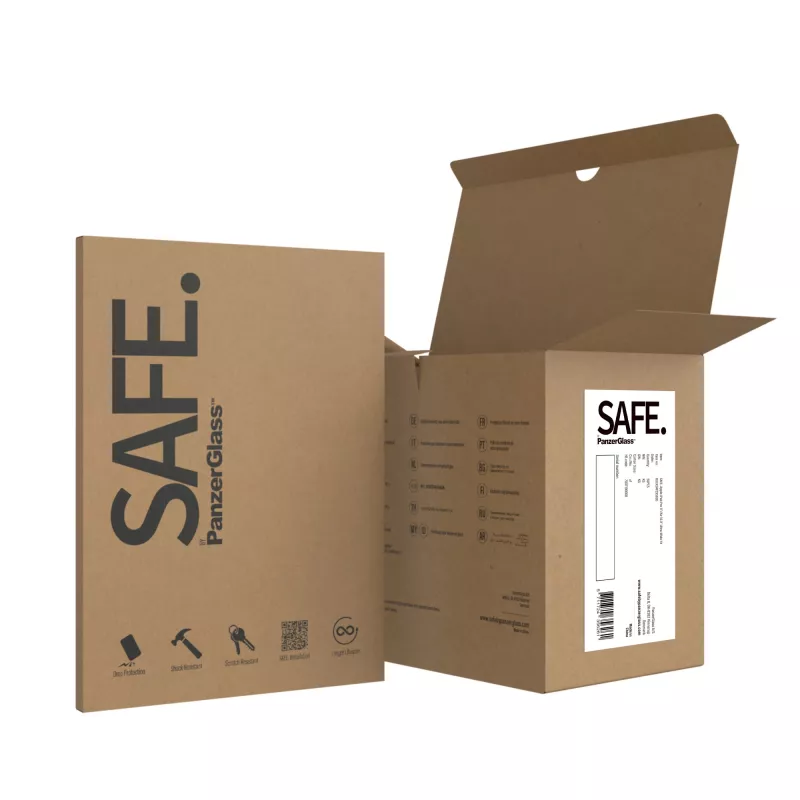 PanzerGlass SAFE. by ® protector de pantalla iPad Pro 11'' (2018, 2020-2022) | Air 10.9'' (2020,2022) | Ultra-Wide Fit | Bulk