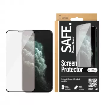PanzerGlass SAFE. by ® protector de pantalla iPhone X | Xs | 11 Pro | Edge-to-Edge