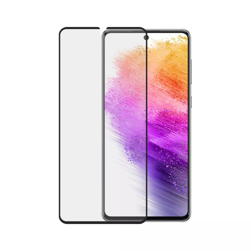 Protector de pantalla PanzerGlass SAFE para Samsung Galaxy A73 5G — cristal templado, resistente a arañazos y golpes, instalación en seco, transparente