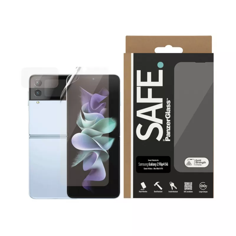 PanzerGlass SAFE. by ® protector de pantalla Samsung Galaxy Z Flip4 5G