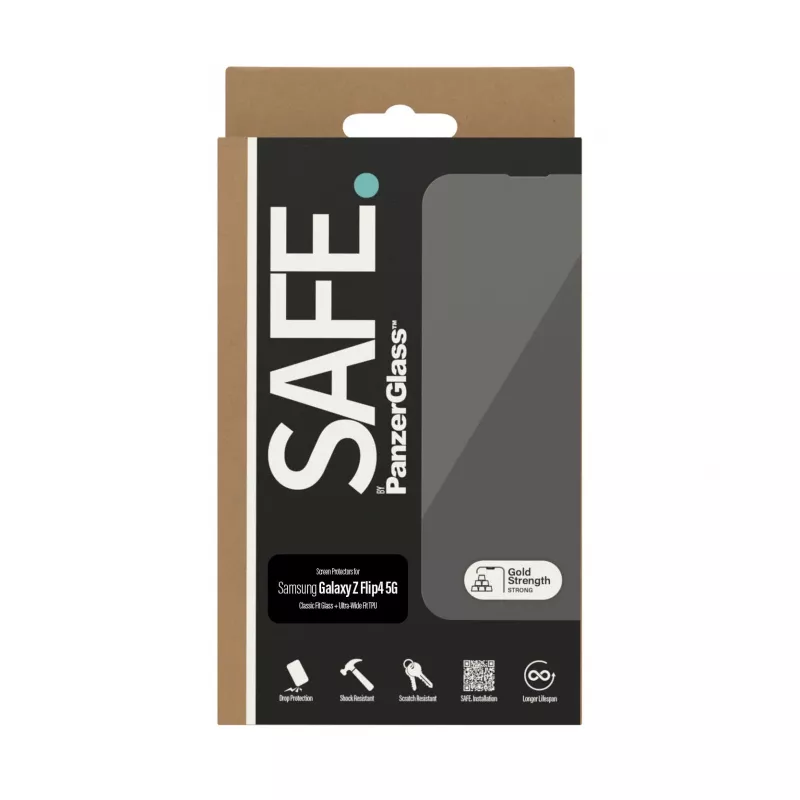 PanzerGlass SAFE. by ® protector de pantalla Samsung Galaxy Z Flip4 5G