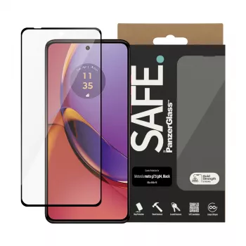PanzerGlass SAFE. by ® protector de pantalla Motorola MOTO G84 5G | G72 | Ultra-Wide Fit