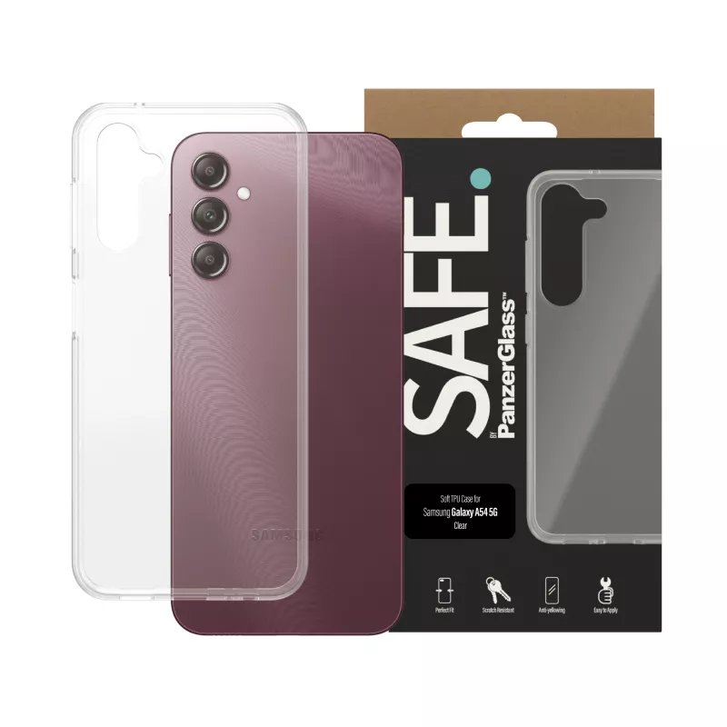 PanzerGlass SAFE. by ® funda TPU Samsung Galaxy A14 | A14 5G | Transparente
