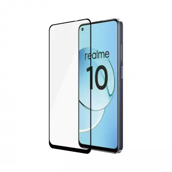 Cristal templado PanzerGlass SAFE para Realme 10 — Ultra-Wide Fit, Negro