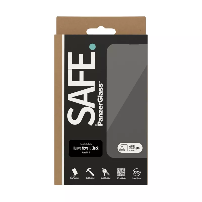 Protector de pantalla PanzerGlass SAFE. by ® para HUAWEI Nova 11 | Ultra-Wide Fit