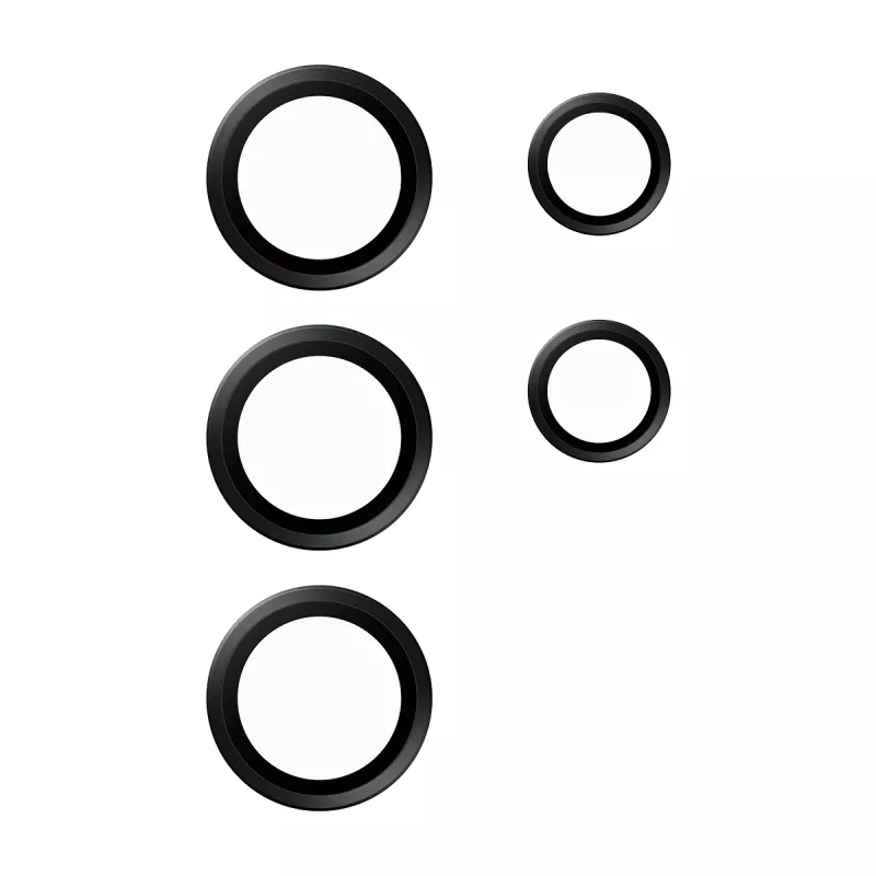 Protector de objetivo de cámara PanzerGlass SAFE para Samsung Galaxy S24 Ultra negro resistente a arañazos y golpes