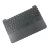 Base de carcasa para portátil con teclado nórdico HP 917442-DH1 para HP Chromebook 11 G5, negro